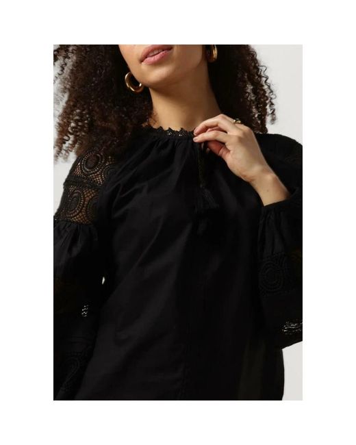 Ibana Black Lace Blouse Tasmia