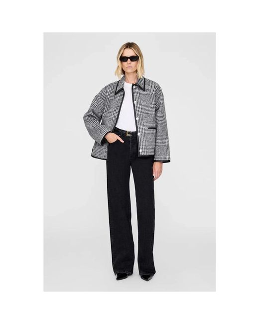Anine Bing Gray Light Jackets