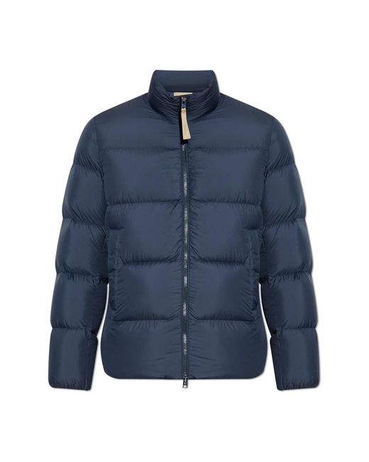 Woolrich Blue Down Jackets for men