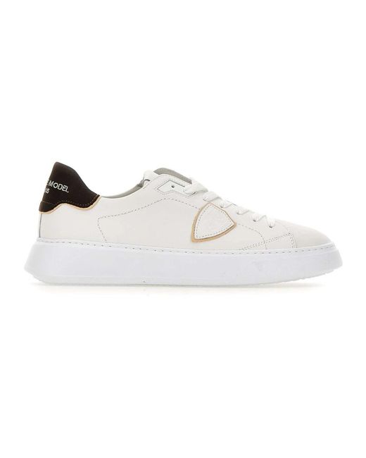 Philippe Model Temple Sneakers in White für Herren