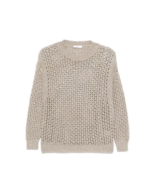 Panicale Natural Round-Neck Knitwear