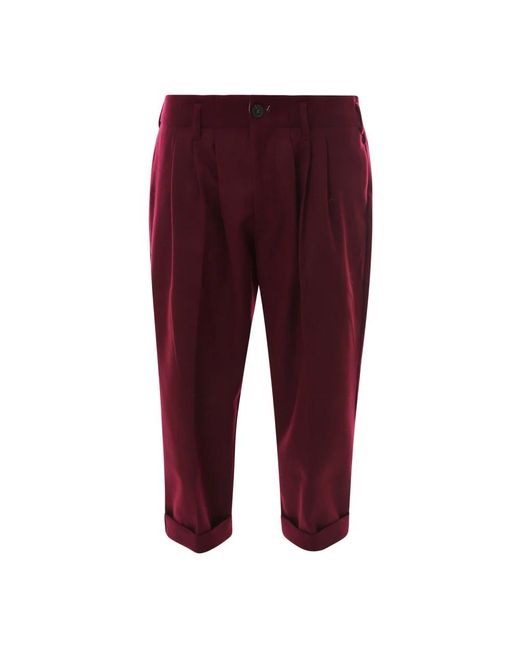 The Silted Company Trousers in Red für Herren