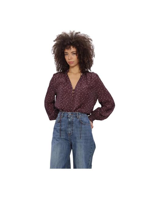 Silvian Heach Blouse Orinta in het Purple