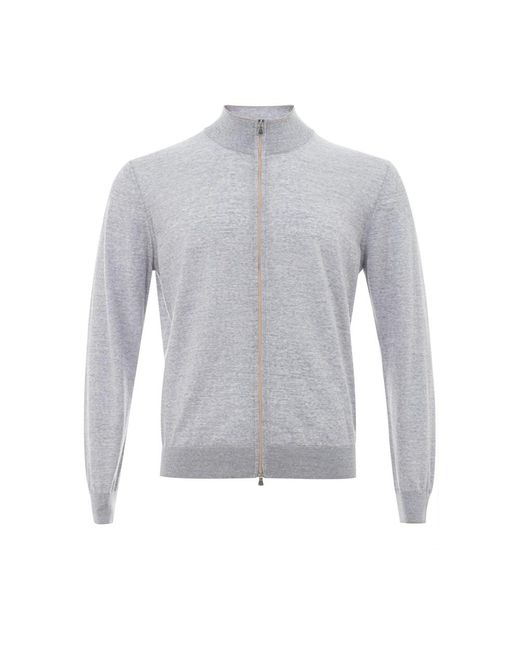 Sweatshirts & hoodies > zip-throughs Gran Sasso pour homme en coloris Gray