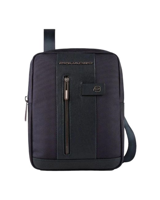 Piquadro Blue Cross Body Bags for men