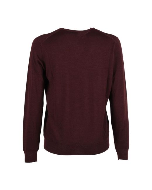 FILIPPO DE LAURENTIIS Purple Round-Neck Knitwear for men