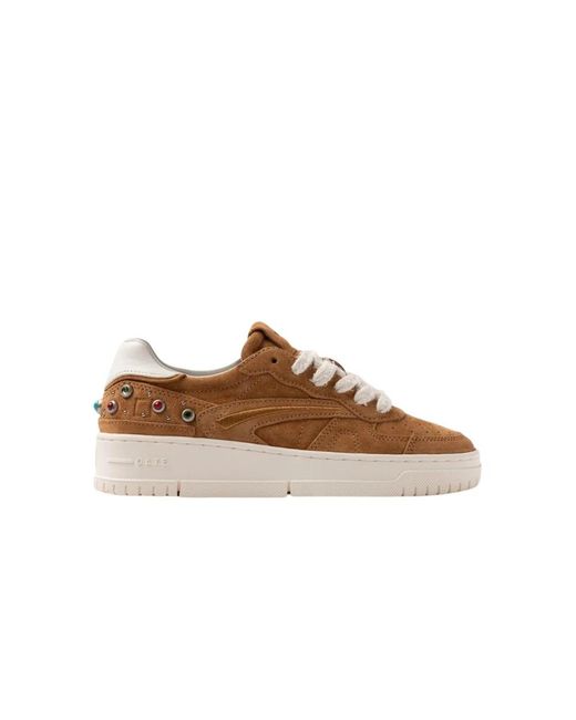 Sneakers Date en coloris Brown