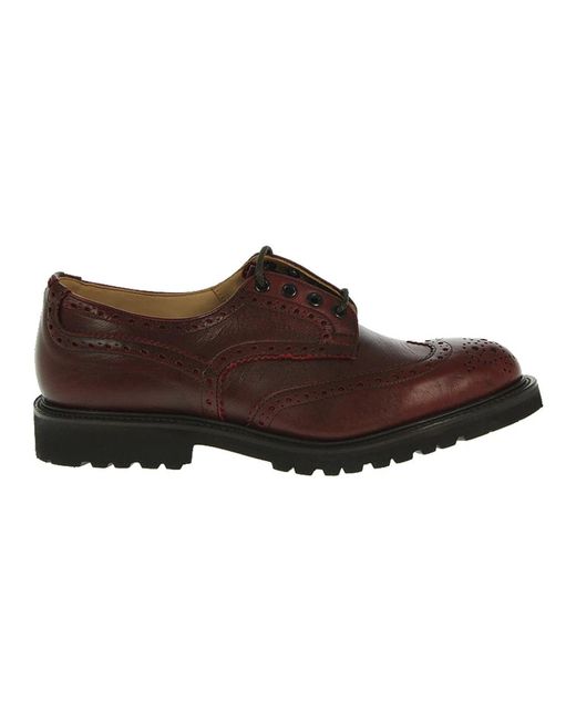 Tricker's Brown Laced Shoes for men