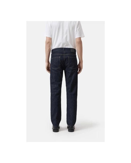 Closed Blue Straight Fit Jeans for men