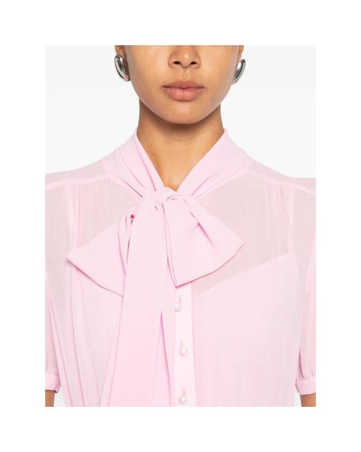 Self-Portrait Pink Midi Dresses