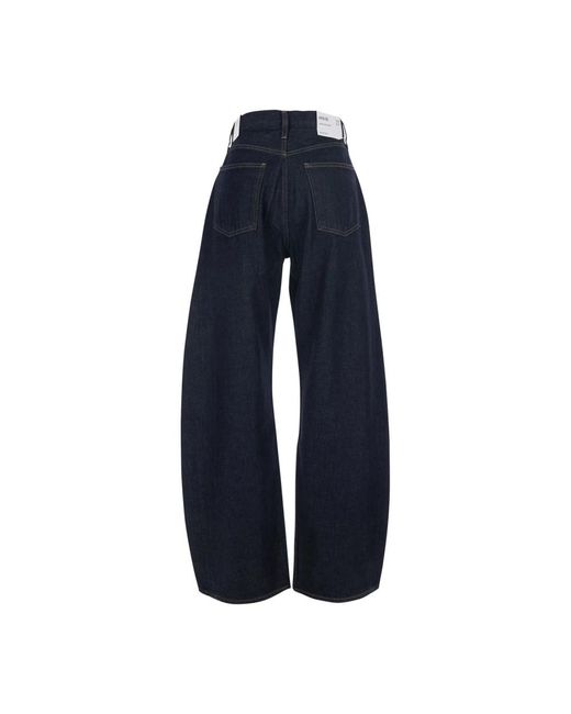 Agolde Luna High Rise Pieced Taper in het Blue