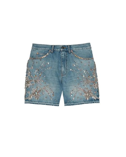 Gucci Blue Denim Shorts