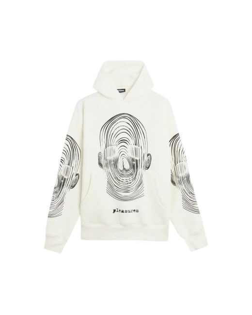 Hoodies di Pleasures in White da Uomo