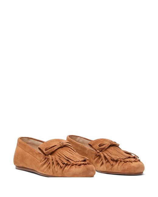 Stuart Weitzman Brown Loafers