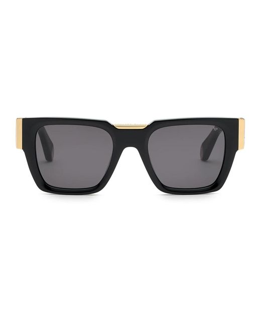 Philipp Plein Gray Sunglasses for men