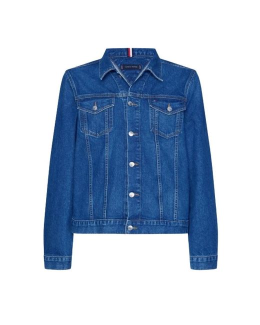 Tommy Hilfiger Blue Denim Jackets for men