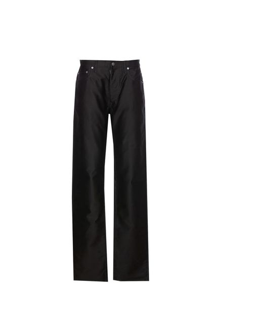 Straight Trousers Maison Margiela de color Black