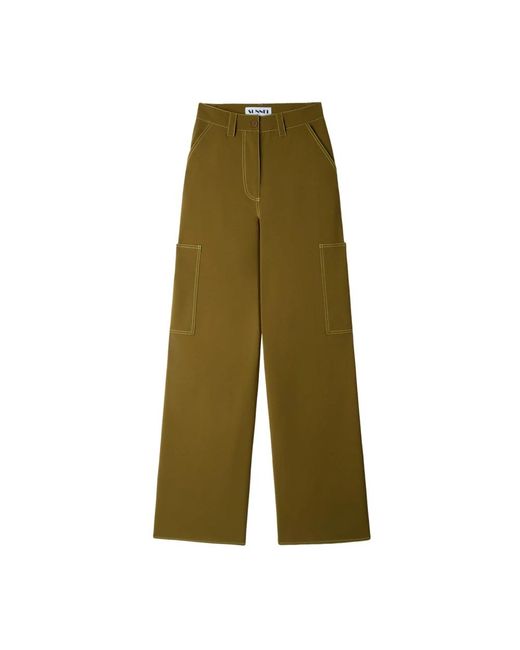 Sunnei Green Fit loose pants