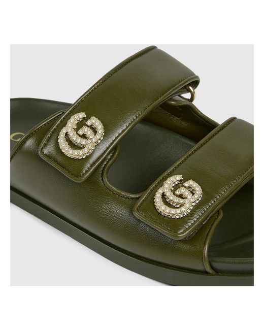 Gucci Sliders in het Green