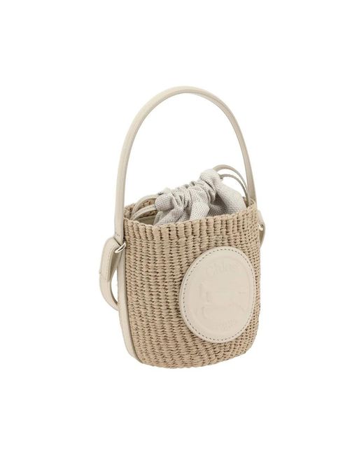 Bucket Bags Chloé de color Metallic