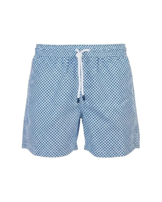 Fedeli Blue Beachwear for men