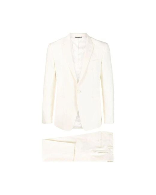 Reveres 1949 White Single Breasted Suits for men