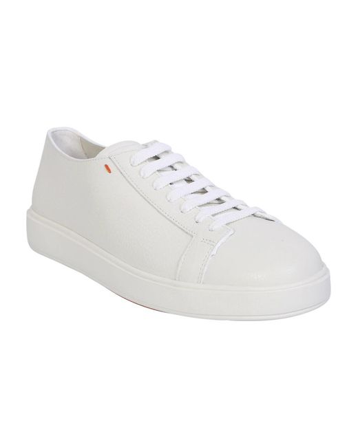 Baskets Santoni pour homme en coloris White