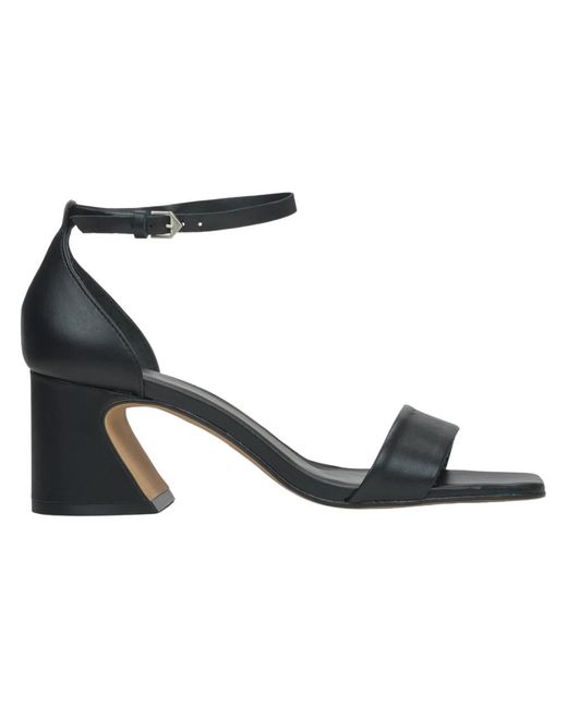 ESTRO Black High Heel Sandals