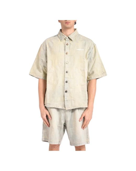 Acupuncture Natural Denim Shirts for men