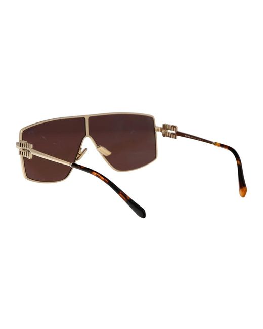 Miu Miu Brown Stylische sonnenbrille für modischen look