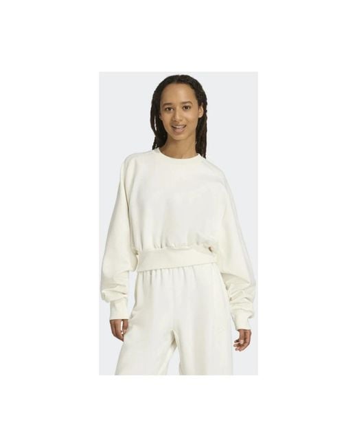 Sweatshirts di Adidas in White