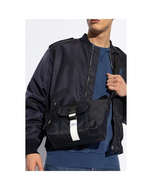 A.P.C. Blue Shoulder Bags for men
