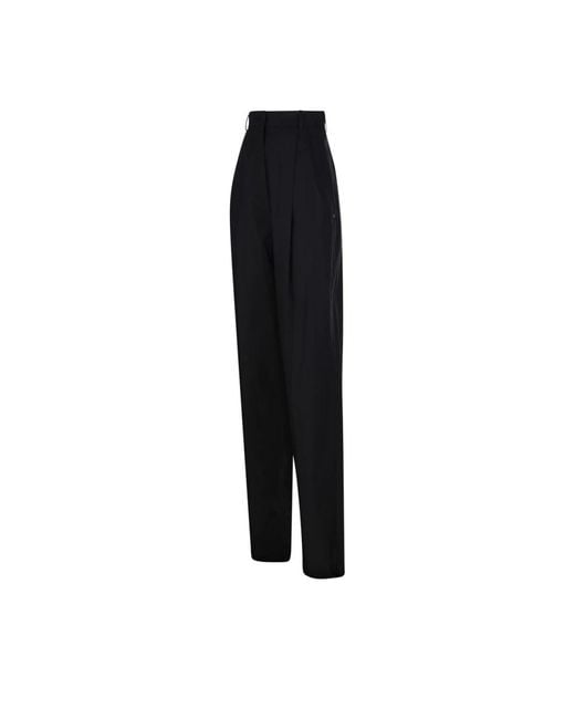 Sportmax Black Straight Trousers