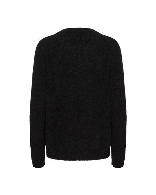 My Essential Wardrobe Black Round-Neck Knitwear