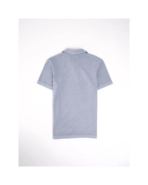 James Perse Revised Standard Polo in het Blue voor heren