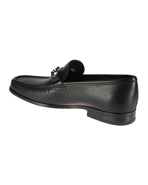 Ferragamo Flache Schuhe in Black für Herren