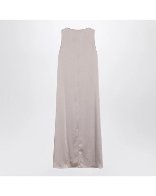Weekend by Maxmara Gray Maxi Dresses