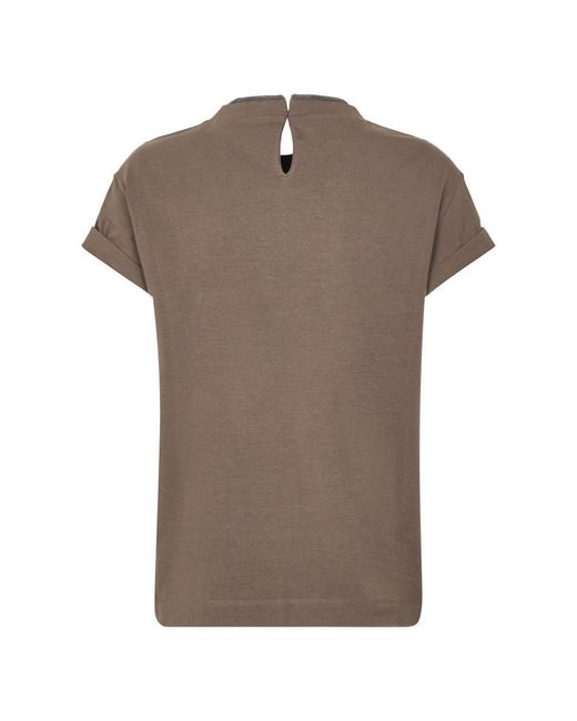 Brunello Cucinelli Brown Blouses