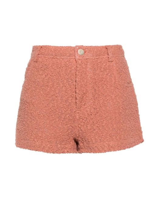 IRO Orange Short Shorts