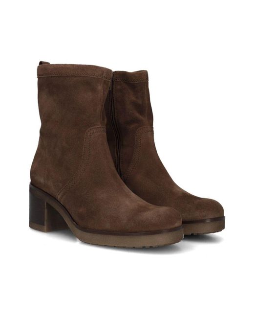Gabor Brown Braune Wildleder Stiefeletten Modell 851