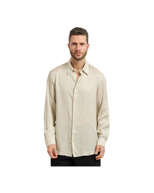 ARMANI EXCHANGE Natural Casual Shirts for men
