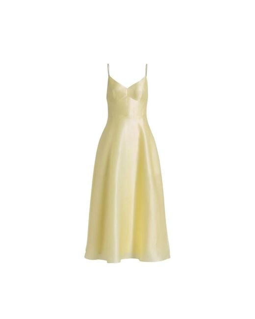 Alberta Ferretti Yellow Party Dresses