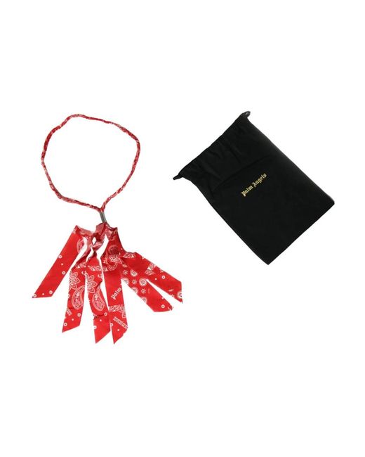 Palm Angels Red Necklaces for men