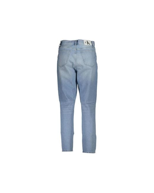 Calvin Klein Blue Straight Fit Jeans