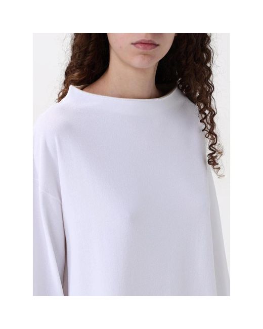 Liviana Conti Blue Round-Neck Knitwear