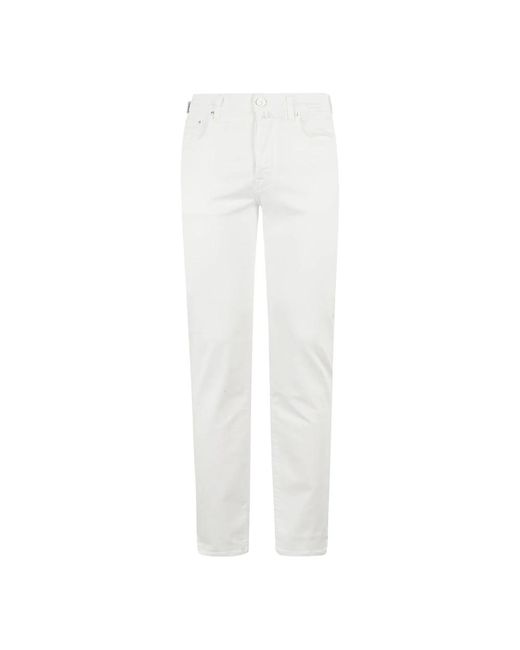 Jeans > slim-fit jeans Jacob Cohen pour homme en coloris White
