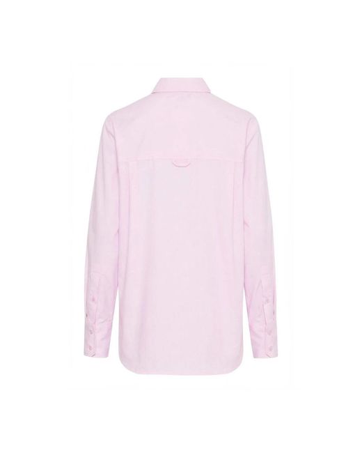 Btfcph Pink Oversized Bambushemd