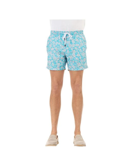 Barba Napoli Blue Beachwear for men