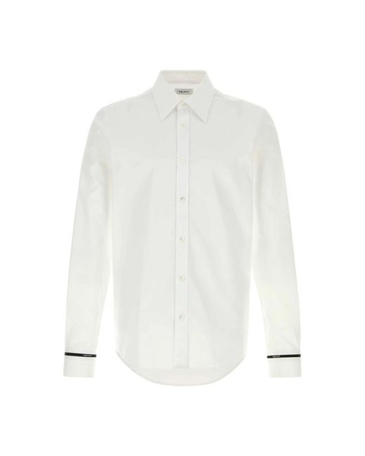 McQueen White Casual Shirts for men