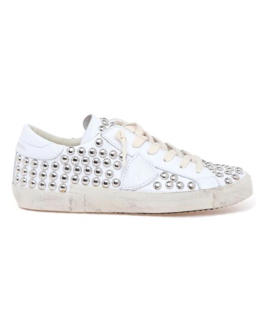 Philippe Model Prsx Sneaker in het White